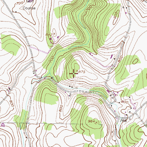 Topographic Map of Township of Shrewsbury, PA