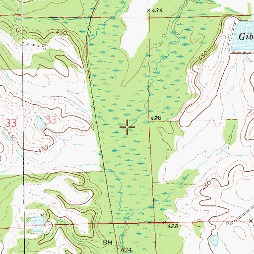 Topographic Map of Little Conecuh River, AL