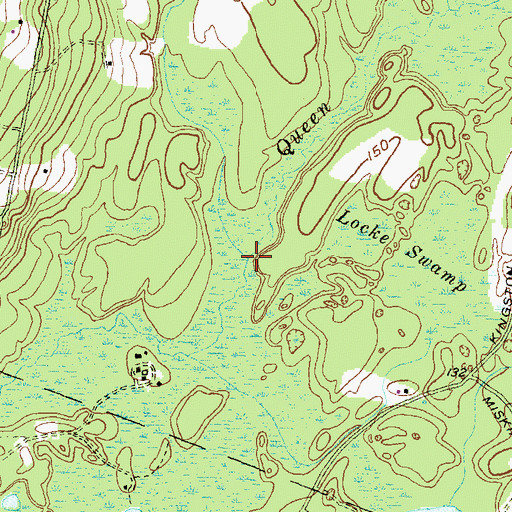 Topographic Map of Locke Brook, RI
