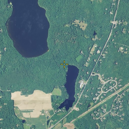 Aerial/Satellite Image of Mud Brook, RI