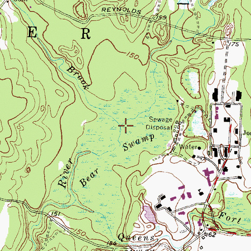 Topographic Map of Sodom Brook, RI