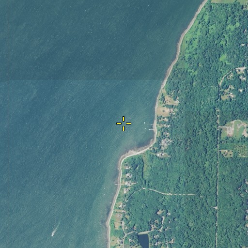 Aerial/Satellite Image of Hull Ledge, RI