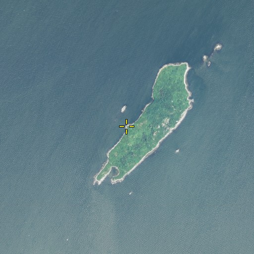 Aerial/Satellite Image of Flat Point, RI