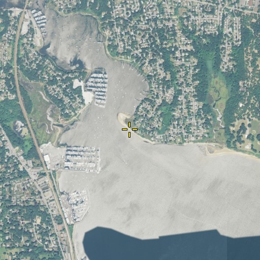 Aerial/Satellite Image of Cedar Tree Point, RI
