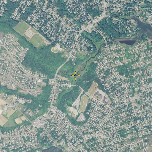 Aerial/Satellite Image of Buckeye Brook, RI