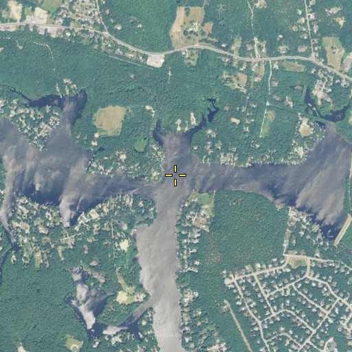 Aerial/Satellite Image of Big River, RI
