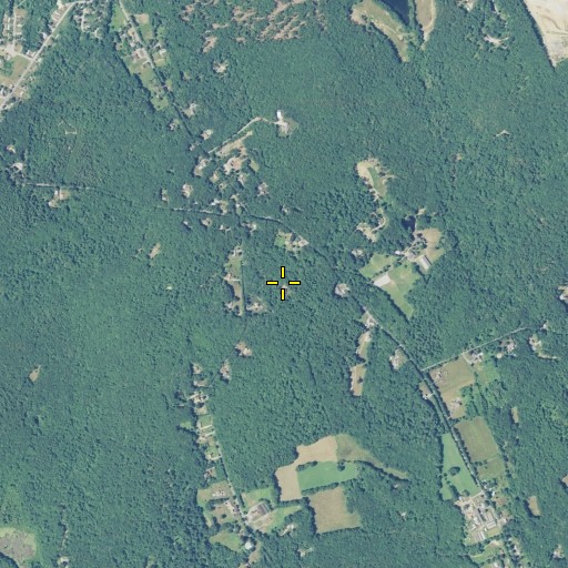 Aerial/Satellite Image of Mosquitohawk Brook, RI