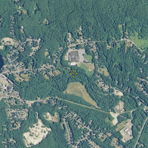 Aerial/Satellite Image of Herring Brook, RI