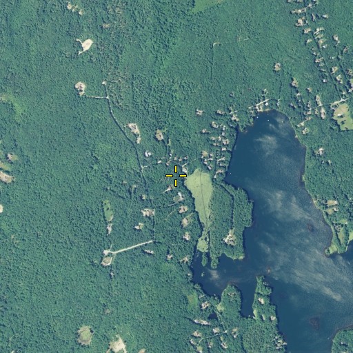 Aerial/Satellite Image of Paquantuck Brook, RI