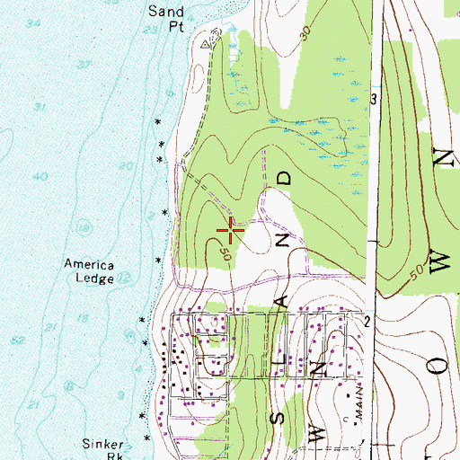 Topographic Map of Narragansett Terrace, RI