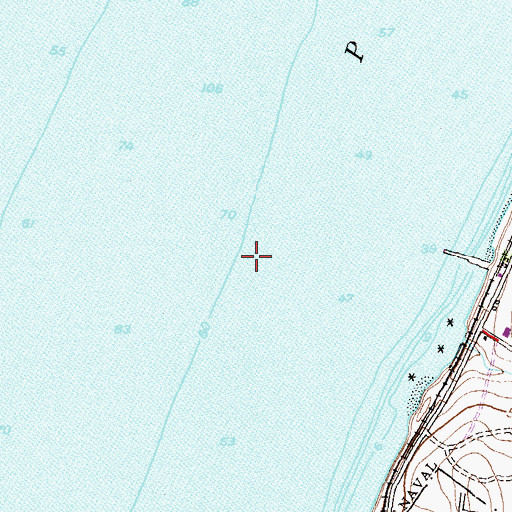 Topographic Map of East Passage, RI