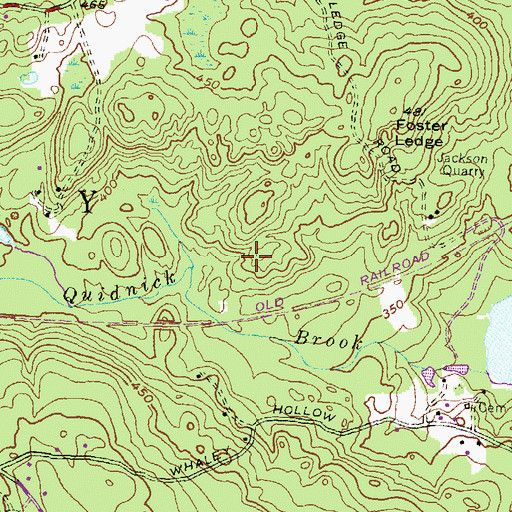 Topographic Map of Town of Coventry, RI