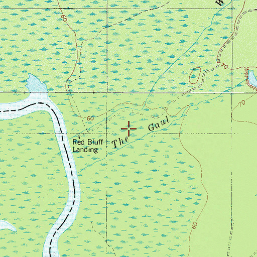Topographic Map of King Creek, SC