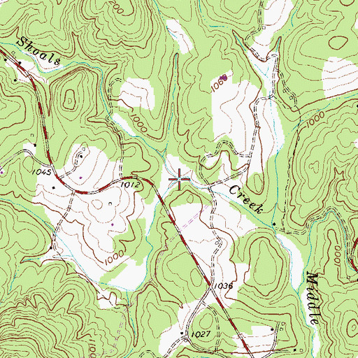 Topographic Map of Adams Creek, SC