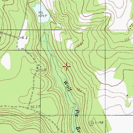 Topographic Map of Altman Pond, SC
