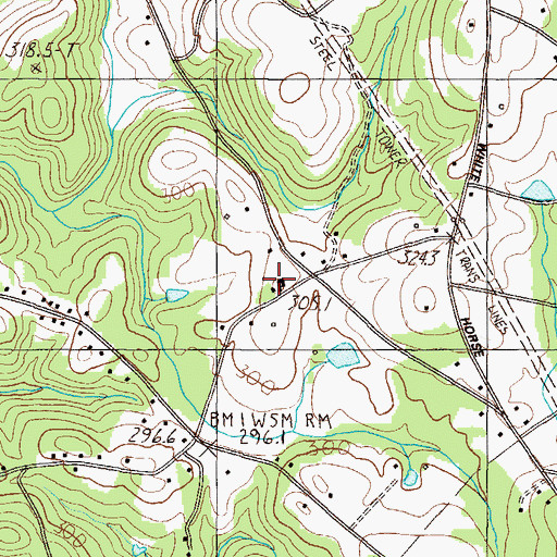 Topographic Map of Armstrong School, SC