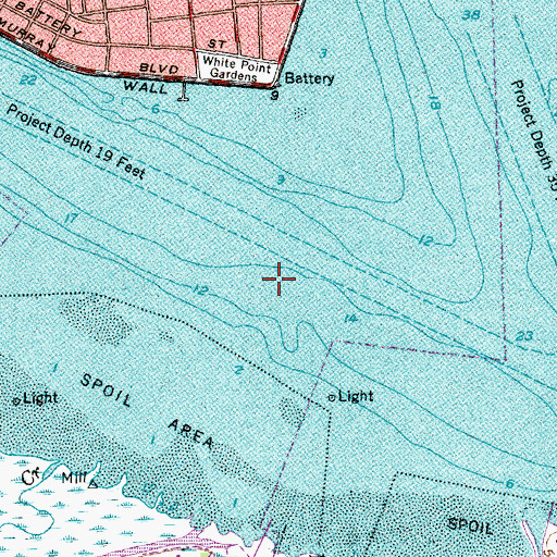 Topographic Map of Ashley River, SC