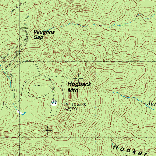 Topographic Map of Bailey Ridge, SC