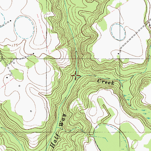 Topographic Map of Ballard Creek, SC