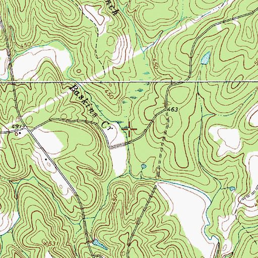 Topographic Map of Baskins Creek, SC