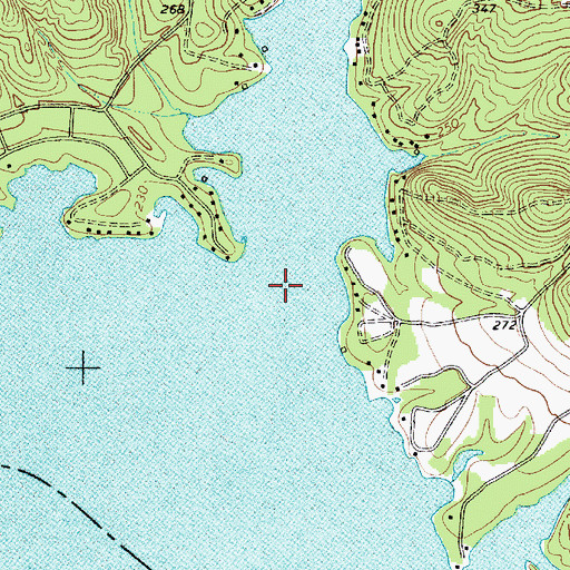 Topographic Map of Beaver Creek, SC