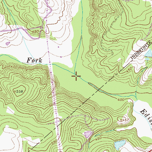 Topographic Map of Beech Creek, SC