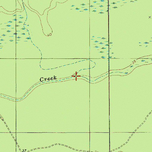 Topographic Map of Bennets Branch, SC