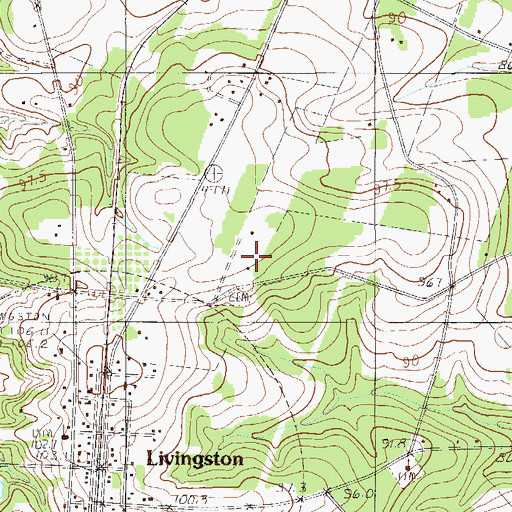 Topographic Map of Bethel School, SC