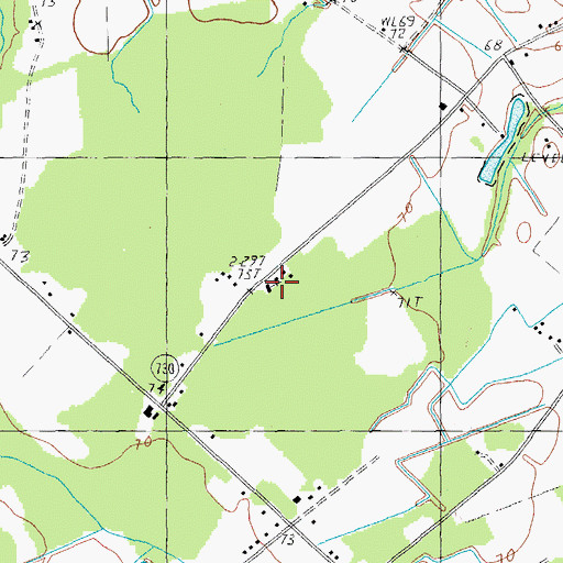 Topographic Map of Bethlehem Church, SC