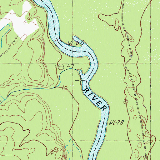 Topographic Map of Bigham Branch, SC