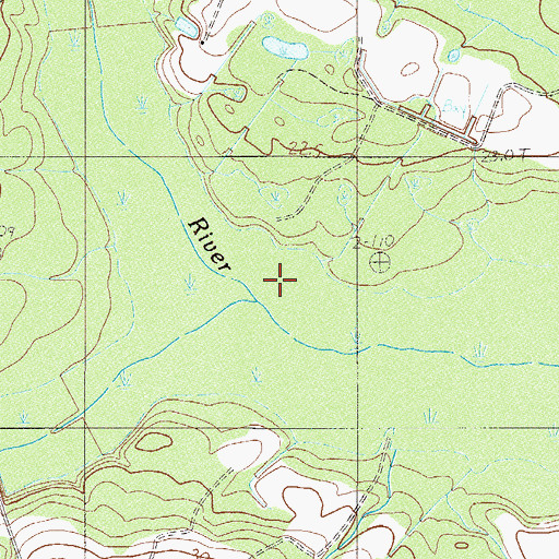 Topographic Map of Black Creek, SC