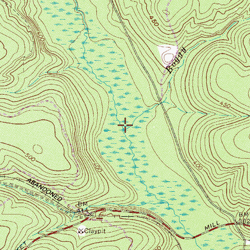 Topographic Map of Boggy Branch, SC