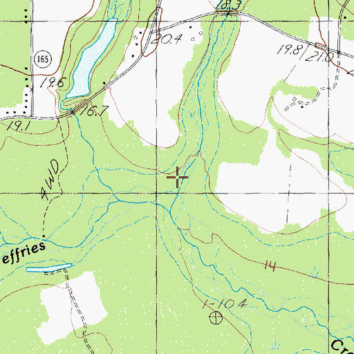 Topographic Map of Boggy Branch, SC