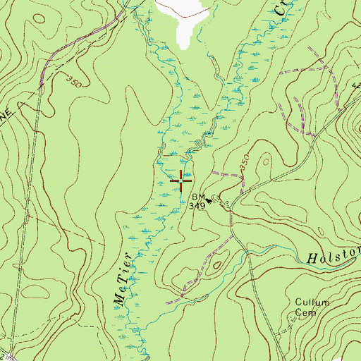 Topographic Map of Boggy Branch, SC