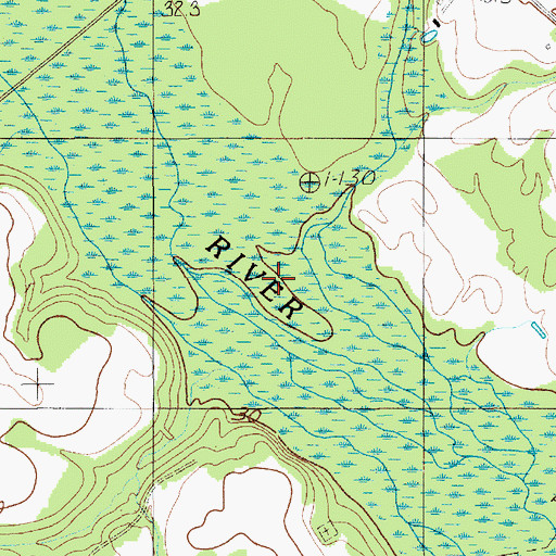 Topographic Map of Boots Branch, SC