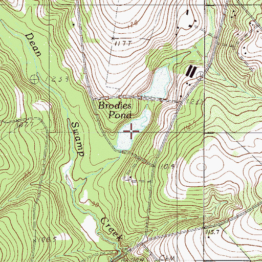 Topographic Map of Brodies Pond, SC