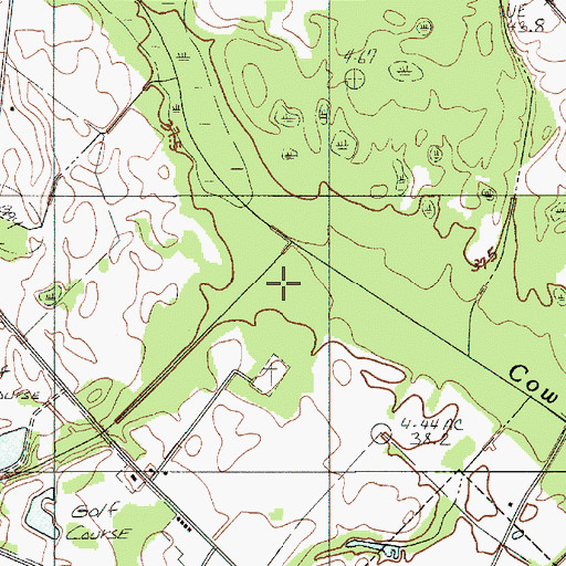 Topographic Map of Buck Branch, SC