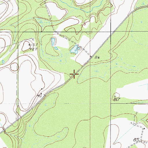 Topographic Map of Buckner School, SC