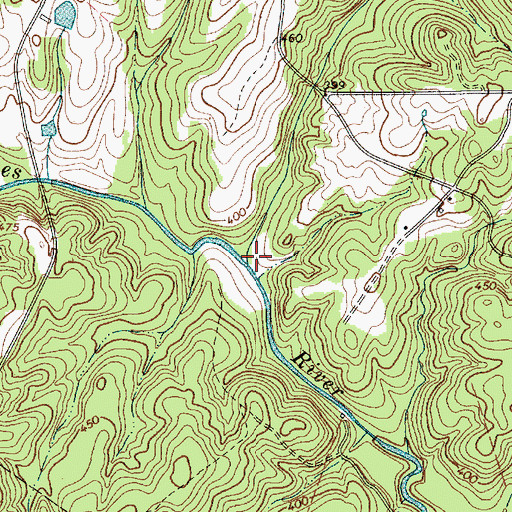 Topographic Map of Camp Branch, SC