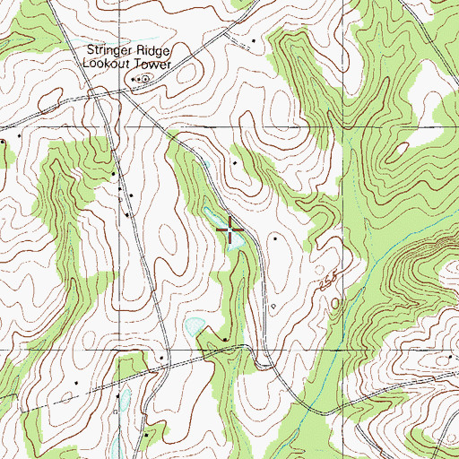 Topographic Map of Campbells Lake, SC