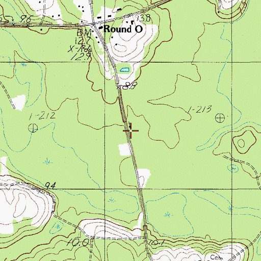 Topographic Map of Canaan Church, SC