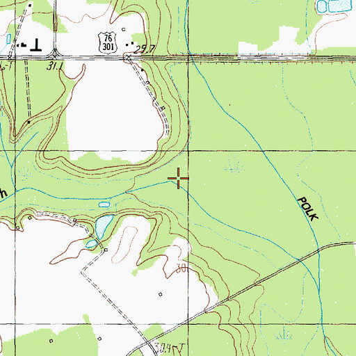 Topographic Map of Canal Branch, SC