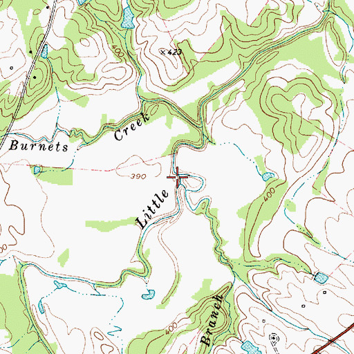 Topographic Map of Canebrake Branch, SC