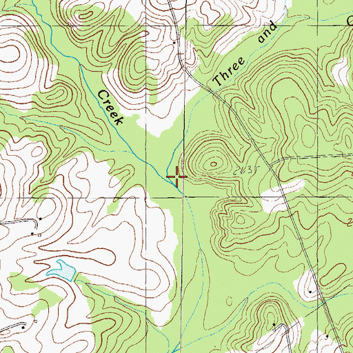 Topographic Map of Carmel Creek, SC