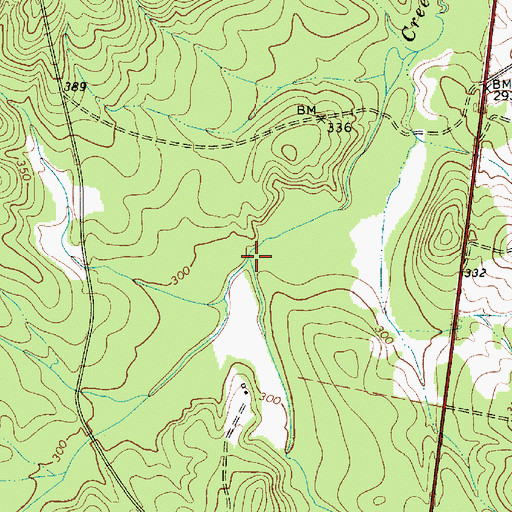 Topographic Map of Cedar Fork, SC