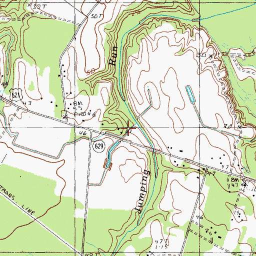 Topographic Map of Cedar Grove Church, SC