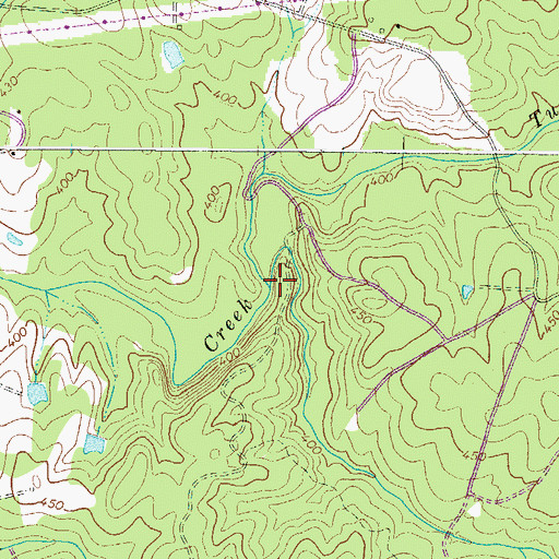Topographic Map of Center Spring Branch, SC