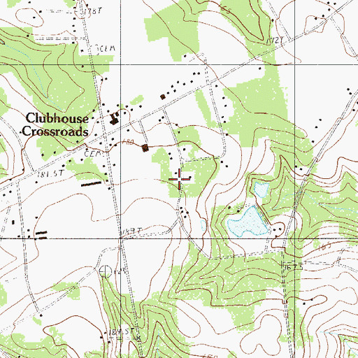 Topographic Map of Centerville School, SC