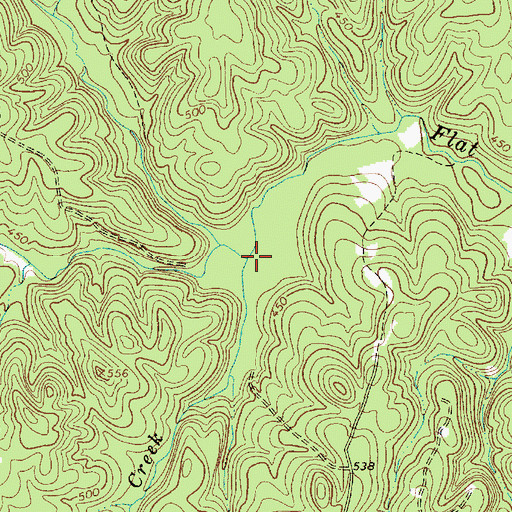 Topographic Map of Childers Creek, SC