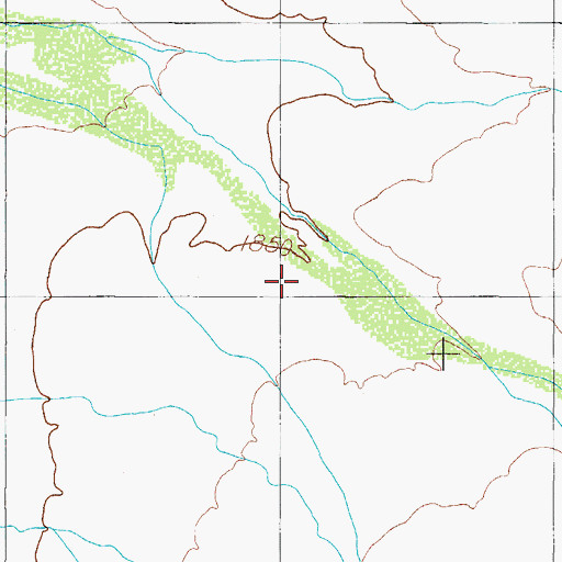 Topographic Map of Tecolote Valley, AZ